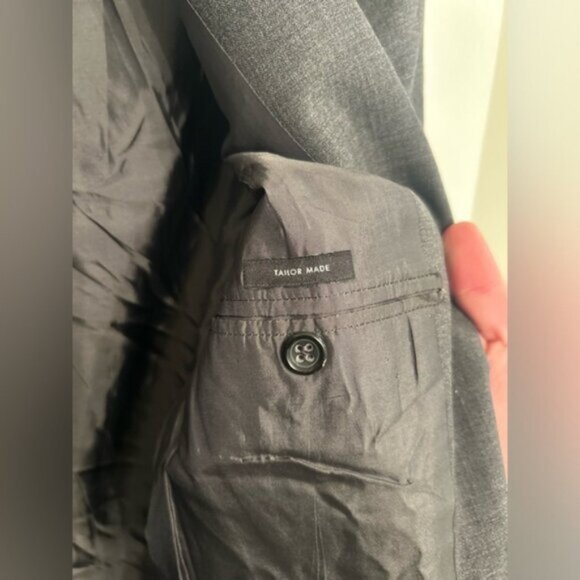 Jil Sander Gray Wool Men’s Tailored Blazer Jacket - Picture 5 of 8